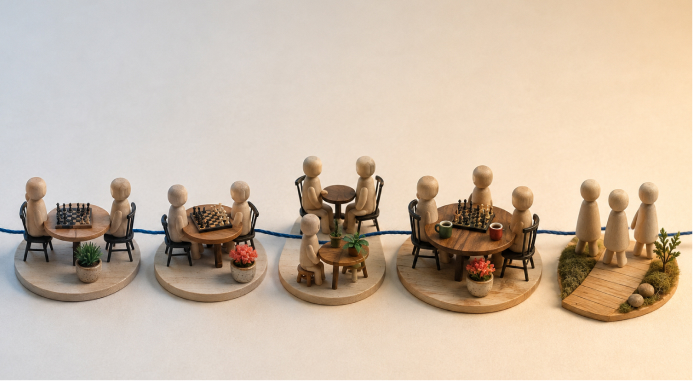 Connection Can Develop In Small Repeated Steps