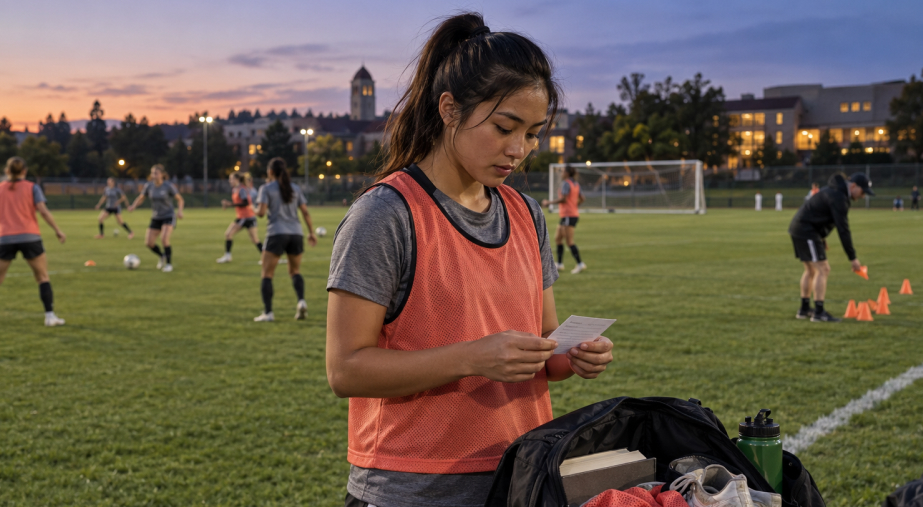 Academic Stress Can Travel Into Athletic Time