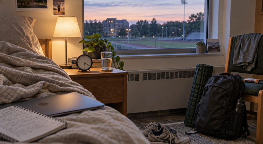 Dorm-room dawn sport, study, recovery